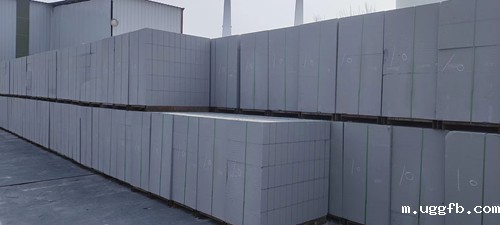 砂加气砌块生产